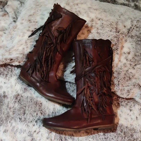 Allsaints Pipaluk Moccasin Boots - Picture 1 of 9